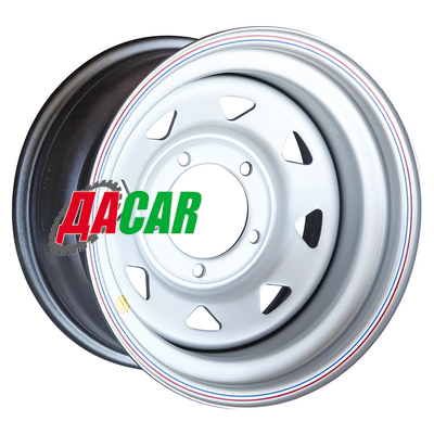 Off-Road Wheels УАЗ 8x15/5x139,7 ET-19 D110 серебристый (треуг. мелкий)