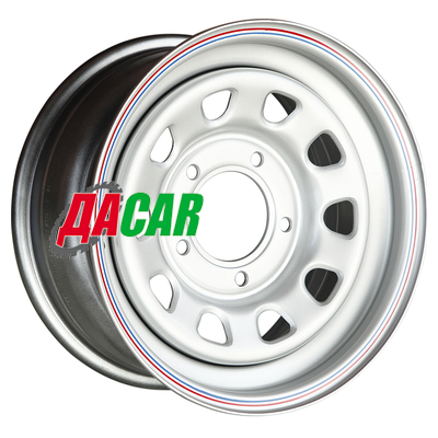 Off-Road Wheels ВАЗ Нива 7x15/5x139,7 ET25 D98,5 Серебристый (с увелич.полкой под суппорт)