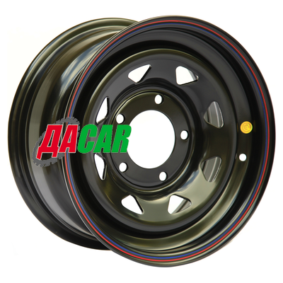Off-Road Wheels УАЗ 7x15/5x139,7 ET-19 D110 черный (треуг.)