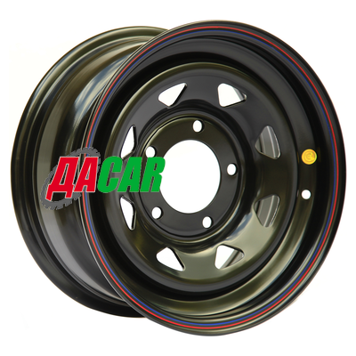 Off-Road Wheels Мерседес 8x16/5x130 ET0 D84,1 черный (треуг. мелкий)