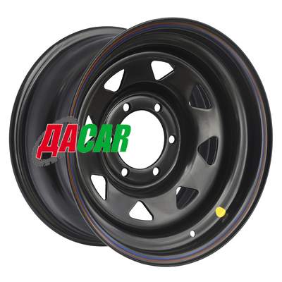 Off-Road Wheels Тойота Ниссан 8x16/6x139,7 ET0 D110 черный (треуг. мелкий)