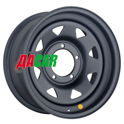 Off-Road Wheels УАЗ 7x16/5x139,7 ET0 D110 Черный матовый (треуг. мелкий)