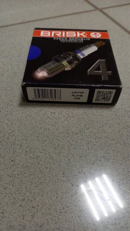 Свечи зажигания brisk 1406 LR17YP комплект 4шт
